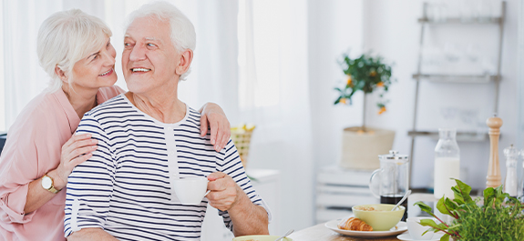 happy senior couple eating breakfast annuities explained sparta tn